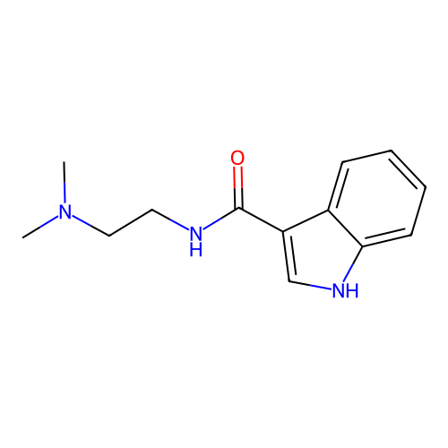 N-[2-(Dimethylamino)ethyl]-1H-indole-3-carboxamide structure