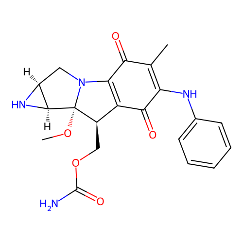 N6-Phenylmitomycin C structure