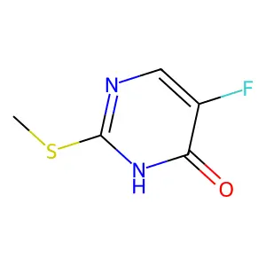 5-Fluoro-2-(methylthio)-4(3H)-pyrimidinone structure