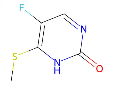 5-Fluoro-6-(methylsulfanyl)pyrimidin-2(1H)-one structure