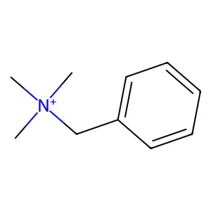 苄基三甲基铵 structure