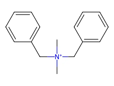 Dibenzyldimethylammonium structure