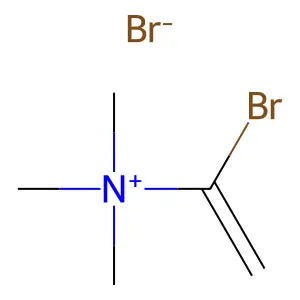 1-溴-N,N,N-三甲基乙烯-1-铵溴化物 structure