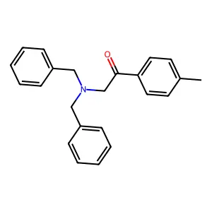 2-(Dibenzylamino)-1-(4-methylphenyl)ethanone structure