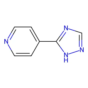 1H-1,2,4-Triazole, 5-(4-pyridyl)- structure