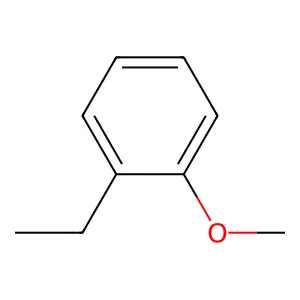 Benzene, 1-ethyl-2-methoxy- structure