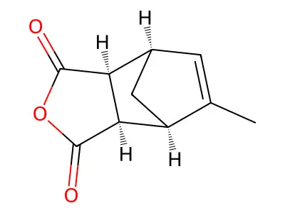 3a,4,7,7a-Tetrahydro-5-methyl-4,7-methanoisobenzofuran-1,3-dione structure