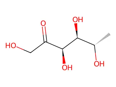 6-deoxy-L-sorbose structure