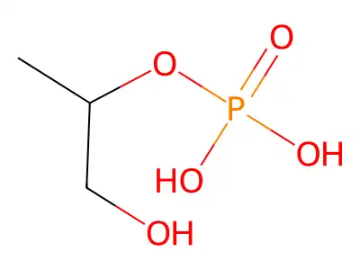Propan-1-ol 2-phosphate structure