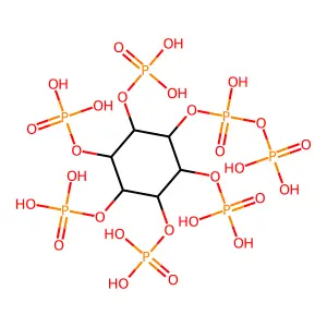 1-二磷酸肌醇五磷酸酯 structure