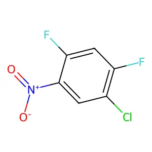 1-Chloro-2,4-difluoro-5-nitrobenzene structure