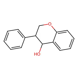 3-Phenyl-4-chromanol structure