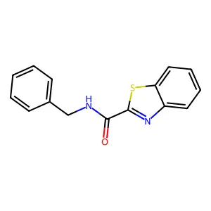 N-benzyl-1,3-benzothiazole-2-carboxamide structure