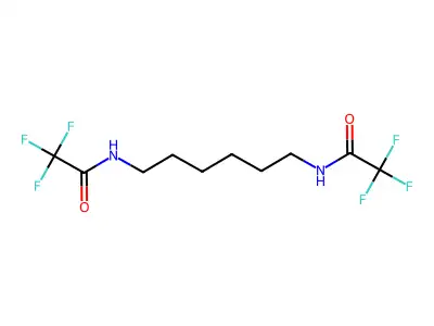 Acetamide, N,N'-1,6-hexanediylbis[2,2,2-trifluoro- structure