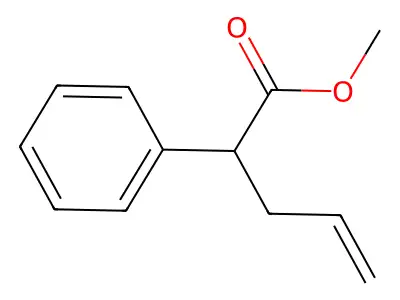 Methyl 2-phenylpent-4-enoate structure
