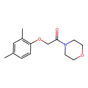 Morpholine, 4-((2,4-dimethylphenoxy)acetyl)- structure