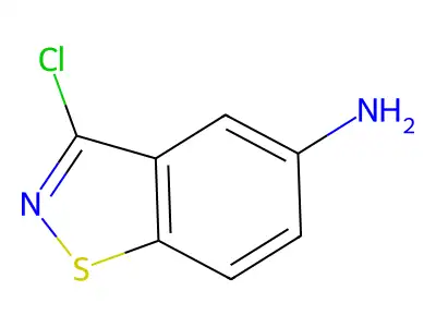 3-氯-1,2-苯并异噻唑-5-胺 structure