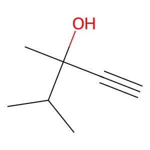 3,4-Dimethyl-1-pentyn-3-ol structure