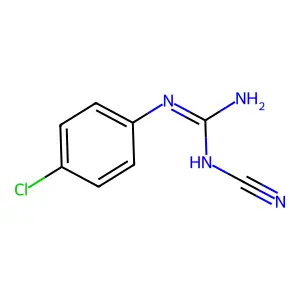 1-(4-Chlorophenyl)-3-cyanoguanidine structure
