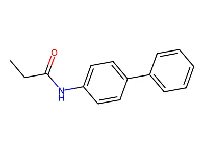 Propanamide, N-[1,1'-biphenyl]-4-yl- structure