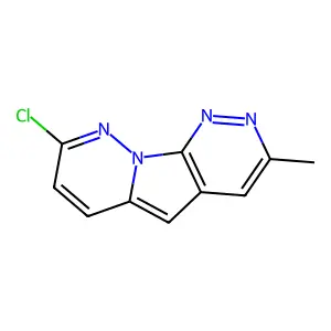6-Chloro-2-methyl-3,4,4b,5-tetraaza-fluorene structure
