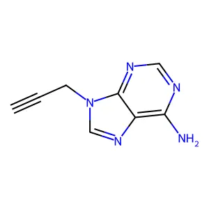 9-(prop-2-yn-1-yl)-9H-purin-6-amine structure