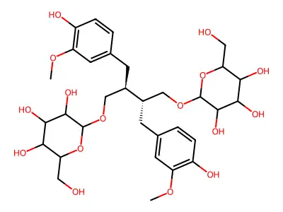 2,3-Bis((4-hydroxy-3-methoxyphenyl)methyl)butane-1,4-diol structure