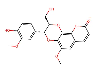 Cleomiscosin A structure