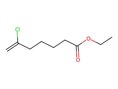 Ethyl 6-chlorohept-6-enoate structure