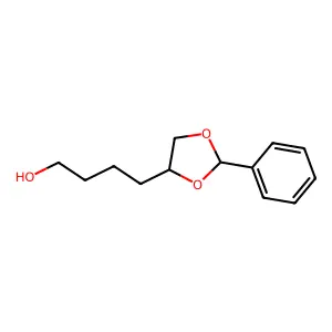 1,3-Dioxolane-4-butanol, 2-phenyl- structure