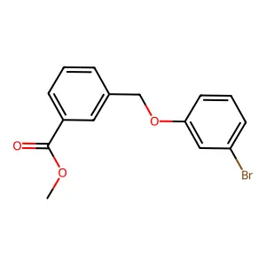 Methyl 3-((3-bromophenoxy)methyl)benzoate structure