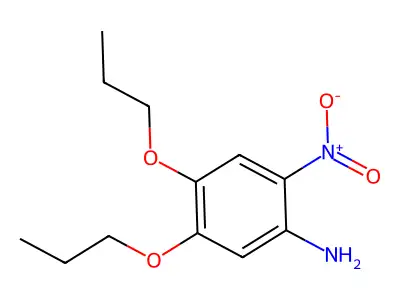 2-Nitro-4,5-dipropoxyaniline structure