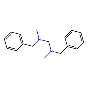N,N'-Dimethyl-N,N'-bis(phenylmethyl)methanediamine structure