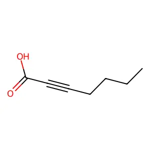 2-庚炔酸 structure