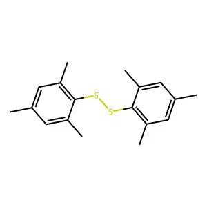 Dimesityl disulfide structure