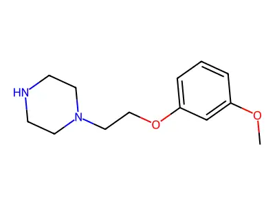 1-[2-(3-Methoxyphenoxy)ethyl]piperazine structure