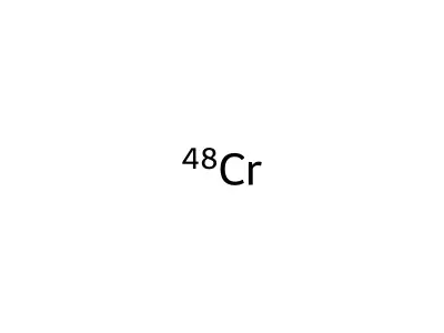 Chromium Cr-48 structure