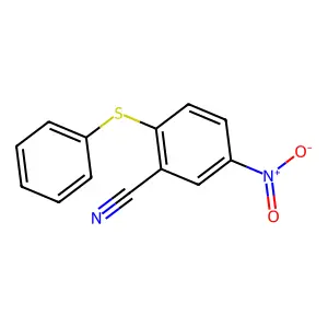 5-Nitro-2-(phenylthio)benzonitrile structure