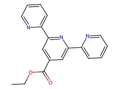 Ethyl 2,6-dipyridin-2-ylpyridine-4-carboxylate structure