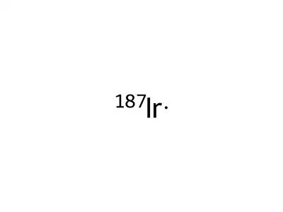 187mIr isotope structure