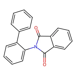 N-(2-Biphenylyl)phthalic acid imide structure