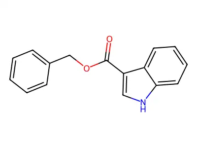 benzyl 1H-indole-3-carboxylate structure