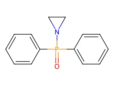 Aziridin-1-yldiphenylphosphine oxide structure