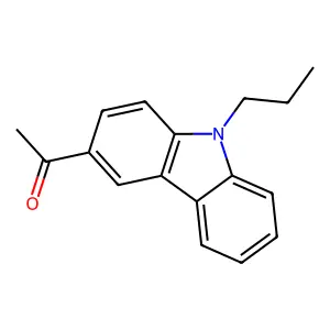 1-(9-propyl-9H-carbazol-3-yl)ethanone structure