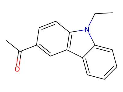 1-(9-ethyl-9H-carbazol-3-yl)ethanone structure