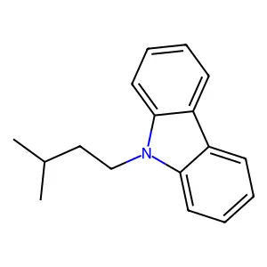 9-(3-Methylbutyl)-9H-carbazole structure