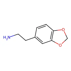 3,4-亚甲二氧基苯乙胺 structure