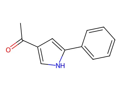 Ethanone, 1-(5-phenyl-1H-pyrrol-3-yl)- structure