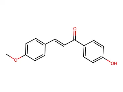 4'-Hydroxy-4-methoxychalcone structure