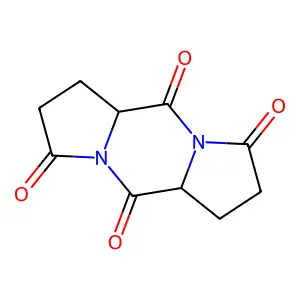 (5aS,10aS)-Tetrahydrodipyrrolo[1,2-a:1',2'-d]pyrazine-3,5,8,10(2H,5aH)-tetraone structure